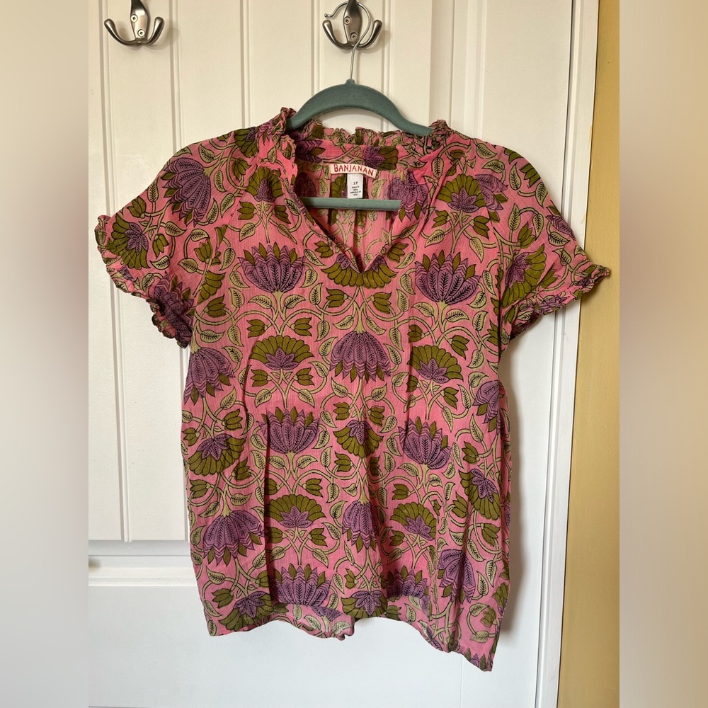 Banjanan Pink Lotus Top